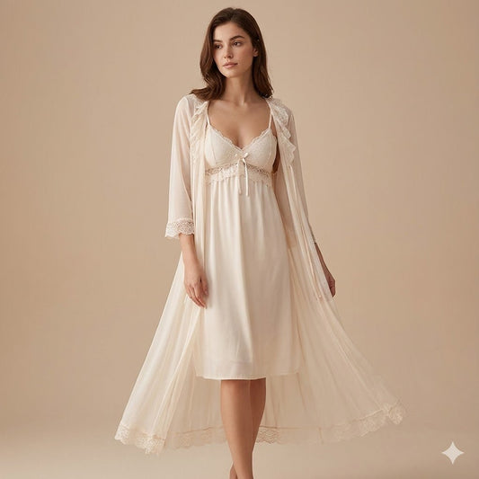 Donna Speziatta 2 - Piece Lace Nightwear Set - Donna Speziatta