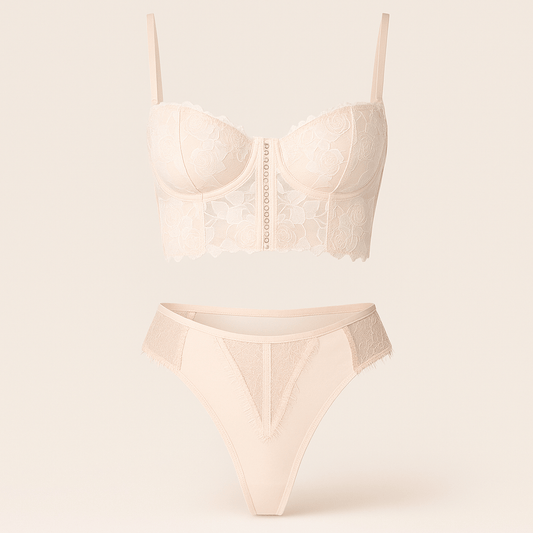 Donna Speziatta Silk & Lace Balconette Bra - Donna Speziatta