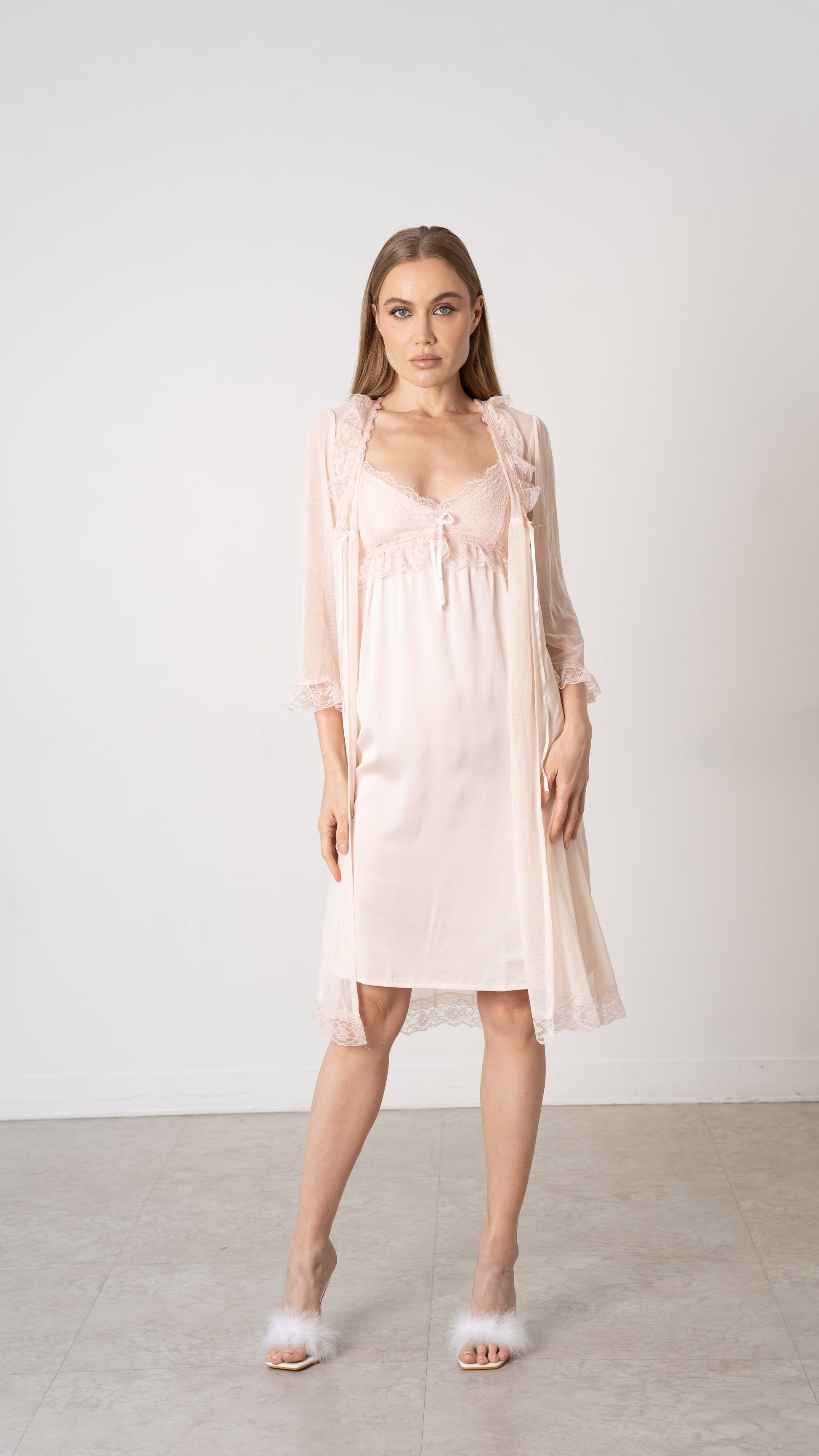 Donna Speziatta 2 - Piece Lace Nightwear Set - Donna Speziatta
