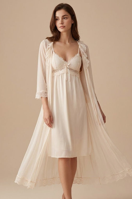 Donna Speziatta 2 - Piece Lace Nightwear Set - Donna Speziatta