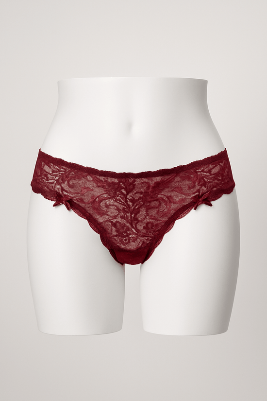 Donna Speziatta Scarlet Seduction Lace Bra & Panty Set - Donna Speziatta
