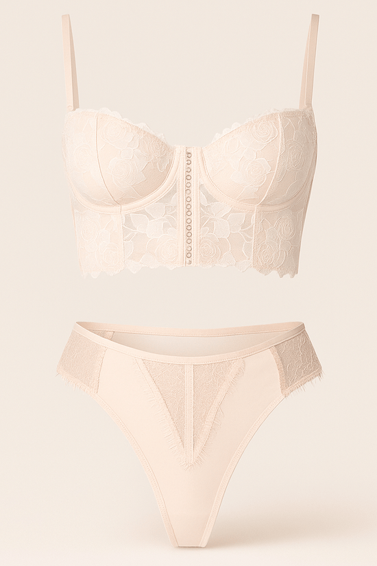 Donna Speziatta Silk & Lace Balconette Bra - Donna Speziatta